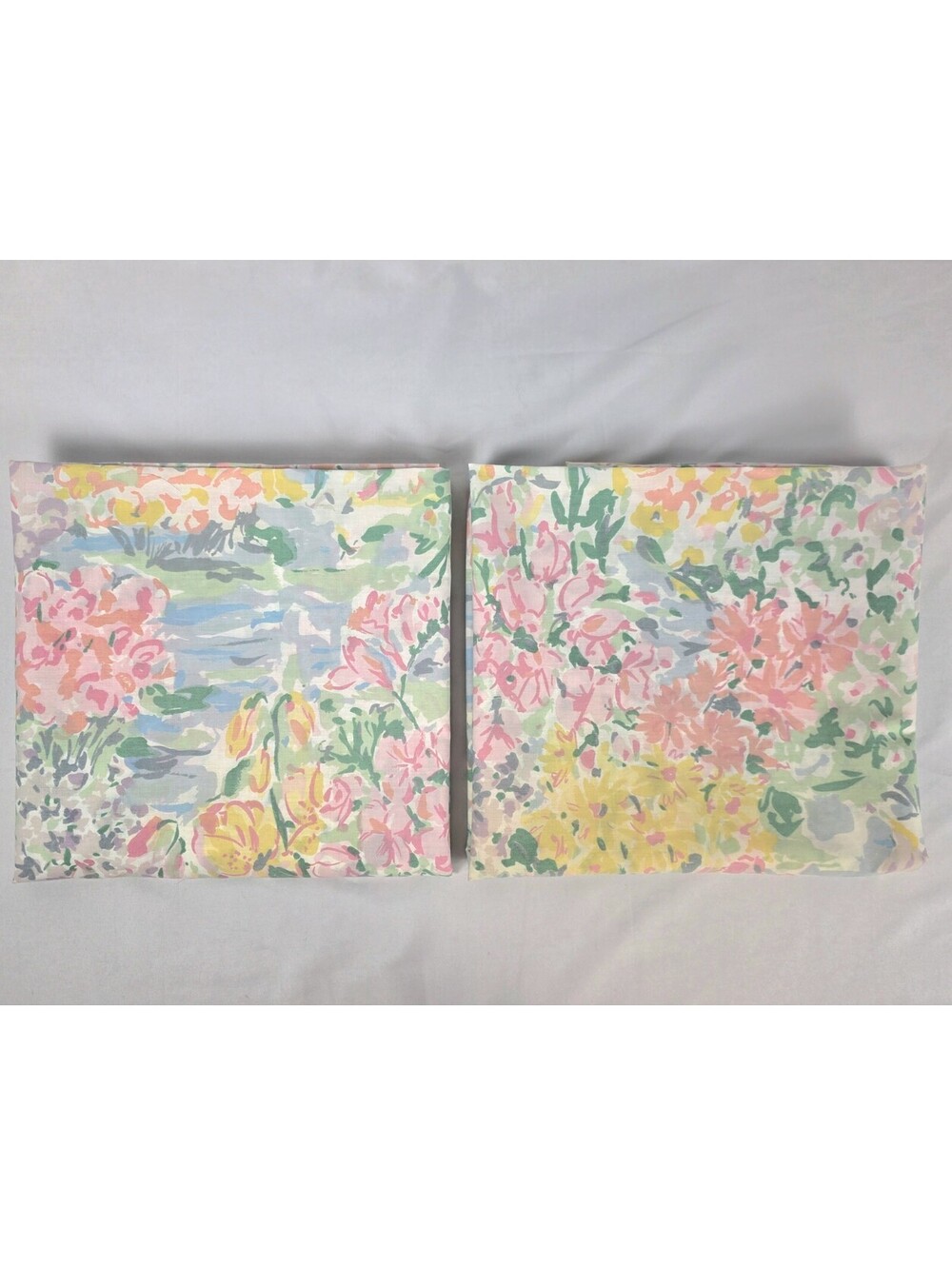 Vintage 1989 Atelier Martex Monet "Water Lilies" Standard Pillowcases